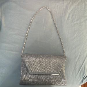 Sparkle silver shoulder bag